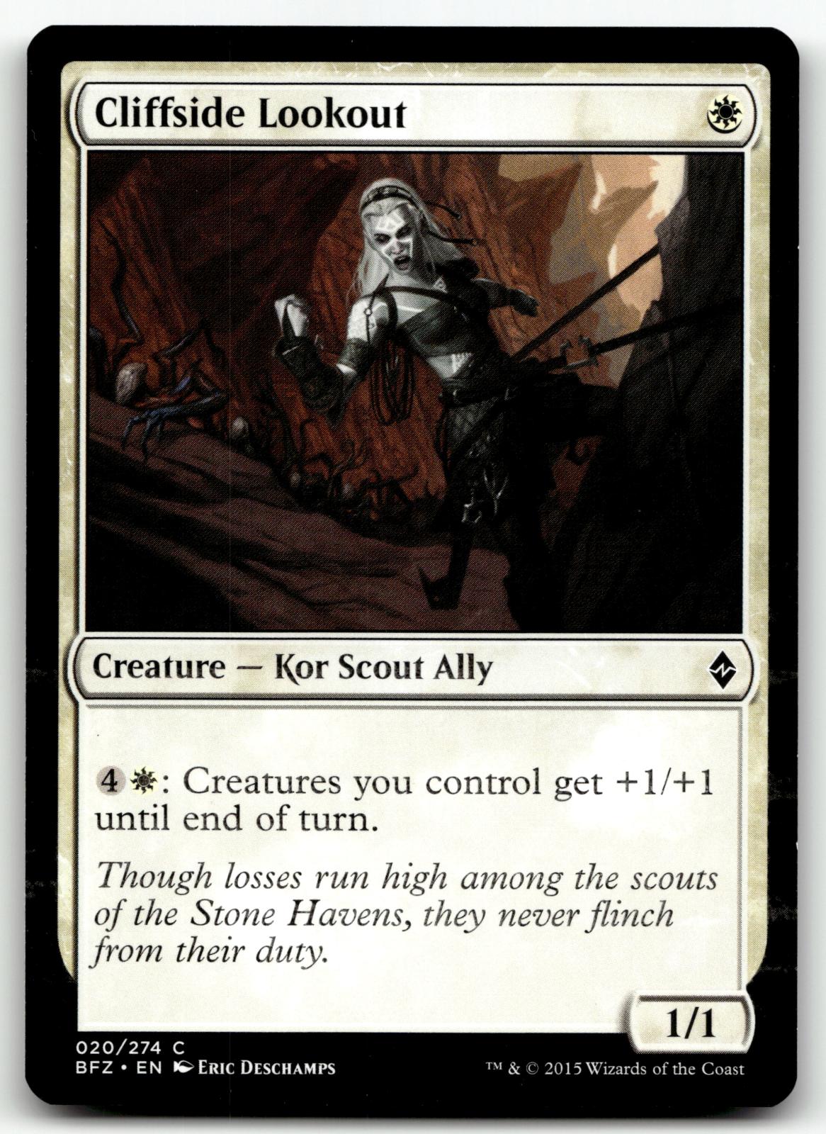 Cliffside Lookout 20 Common Battle for Zendikar Magic: The Gathering Near Mint