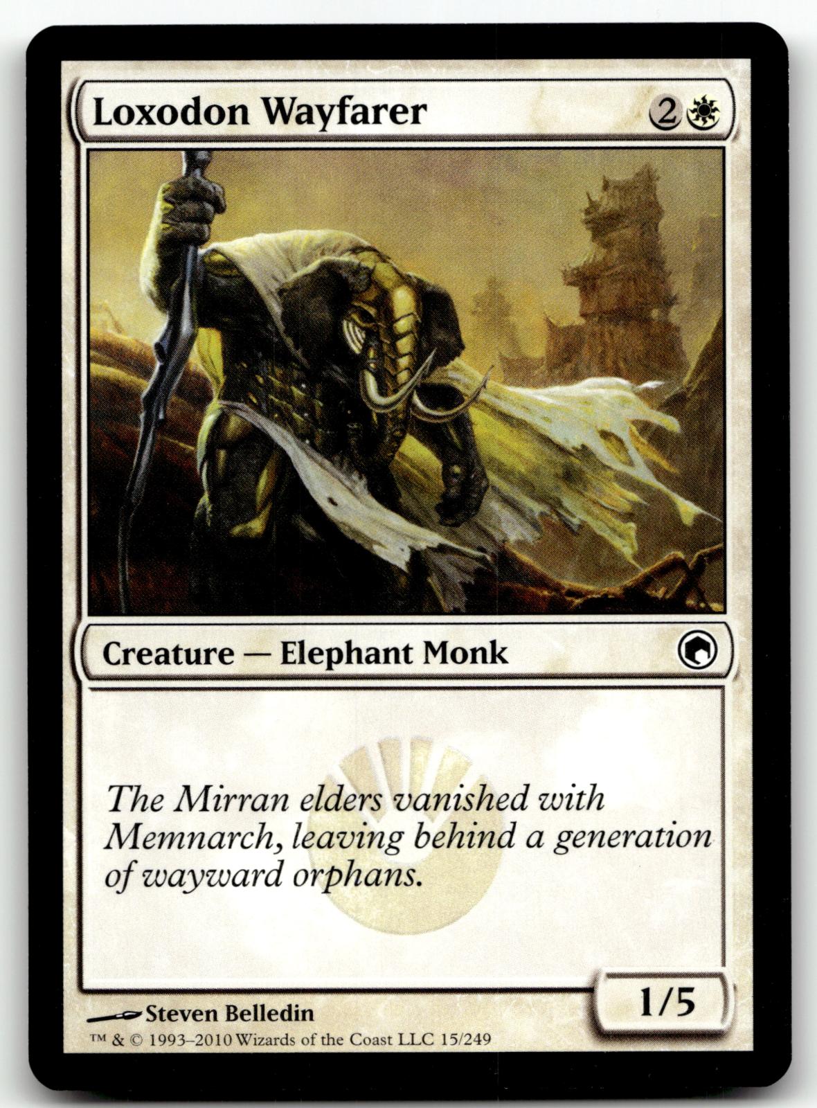 Loxodon Wayfarer 15 Common Scars of Mirrodin Magic: The Gathering Near Mint