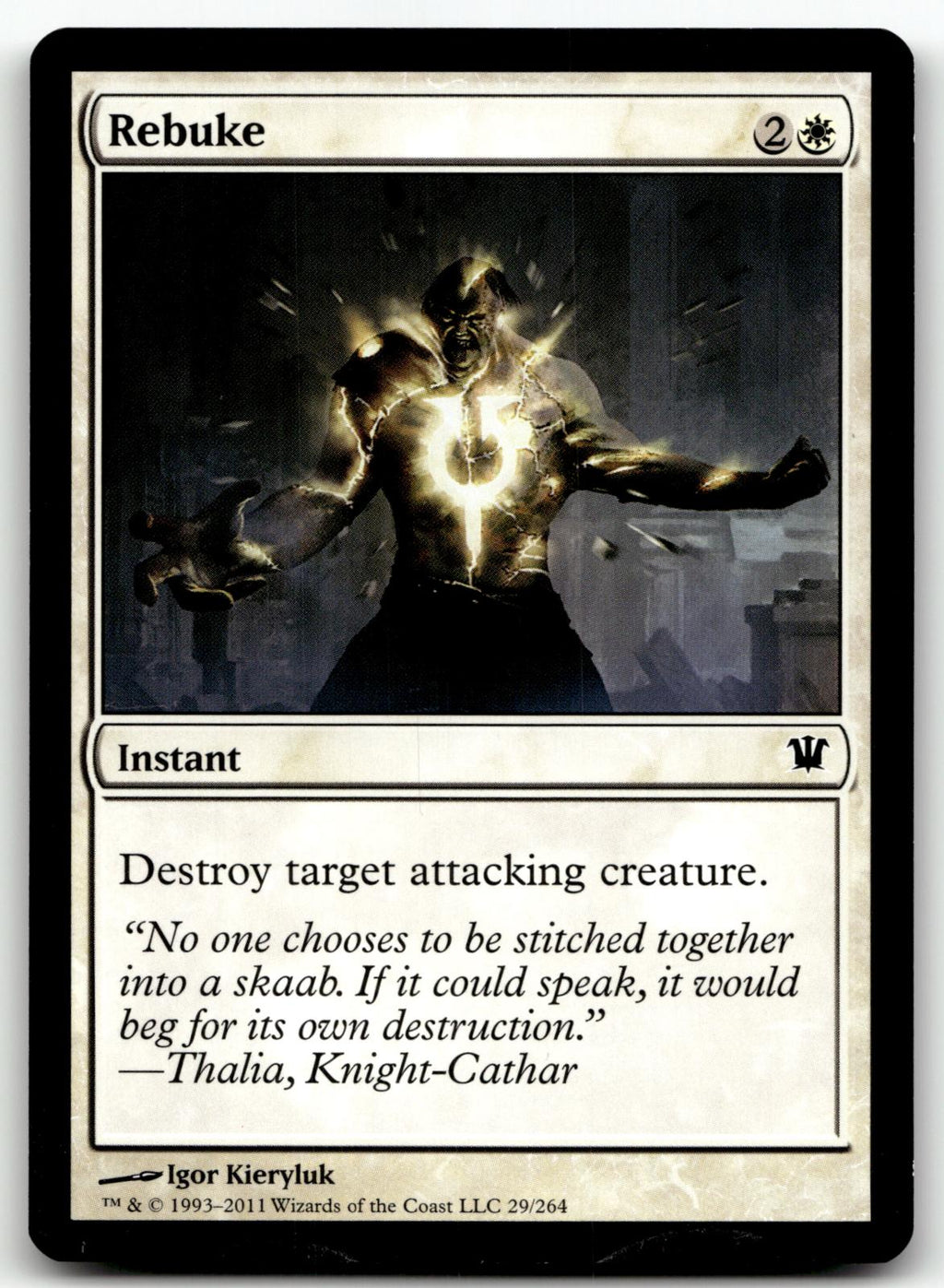 Rebuke 29 Common Innistrad Magic: The Gathering Near Mint