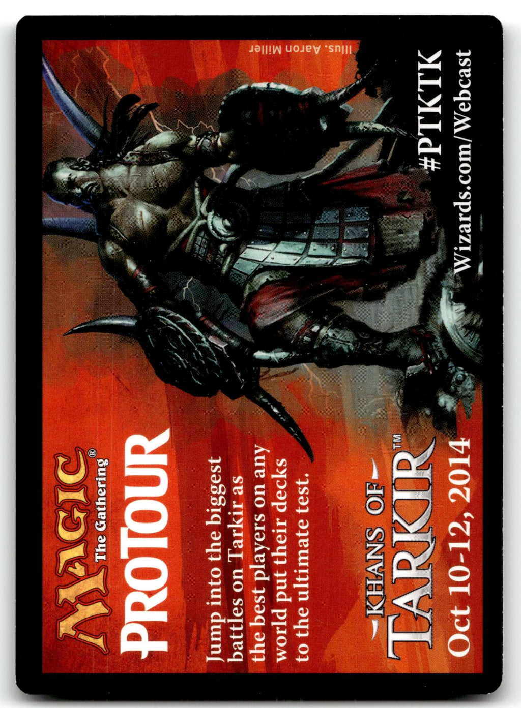 Emblem - Sorin, Solemn Visitor 13 Token Khans of Tarkir Magic: The Gathering NM