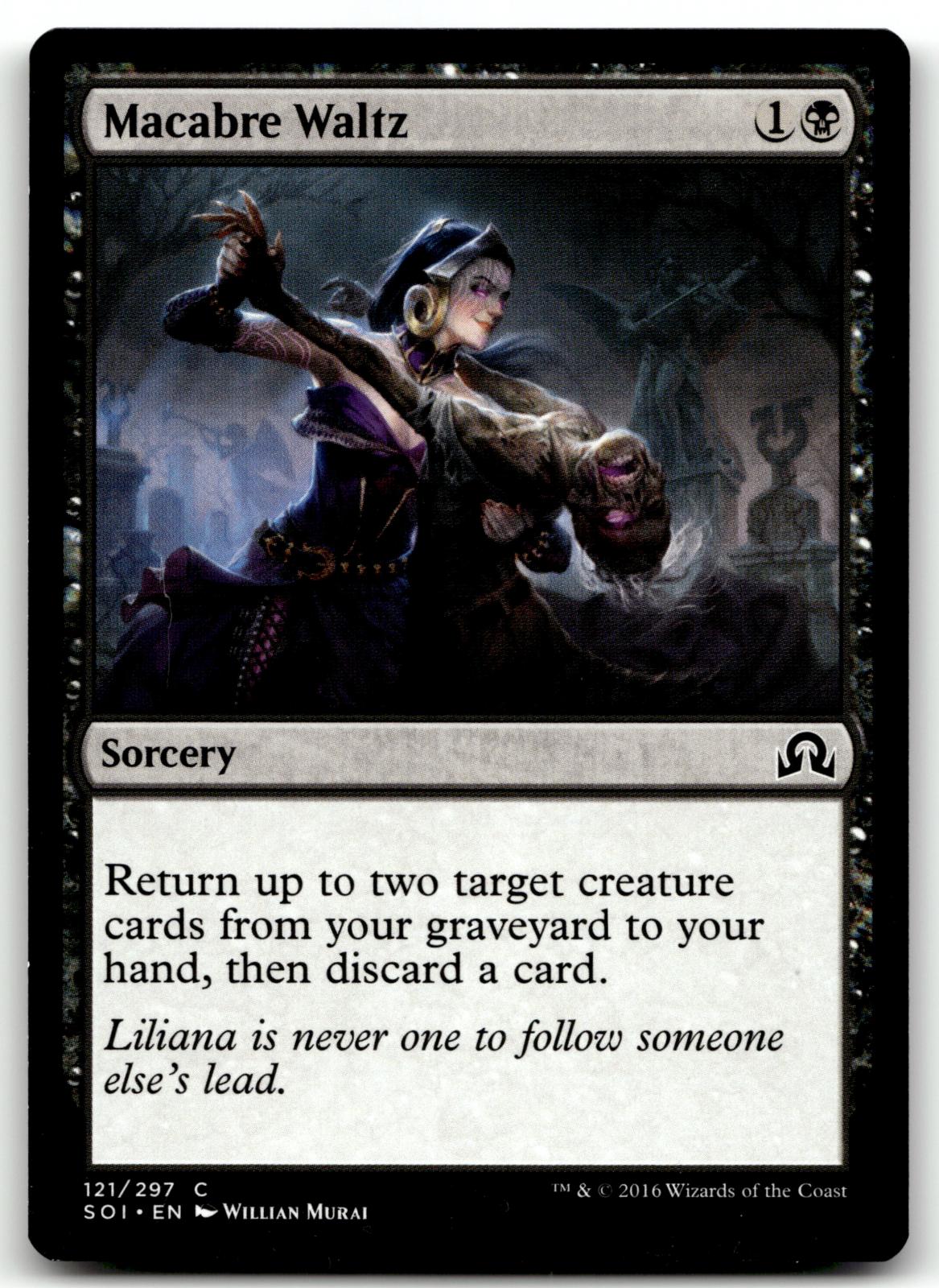 Macabre Waltz 121 Common The List Reprints Magic: The Gathering Near Mint