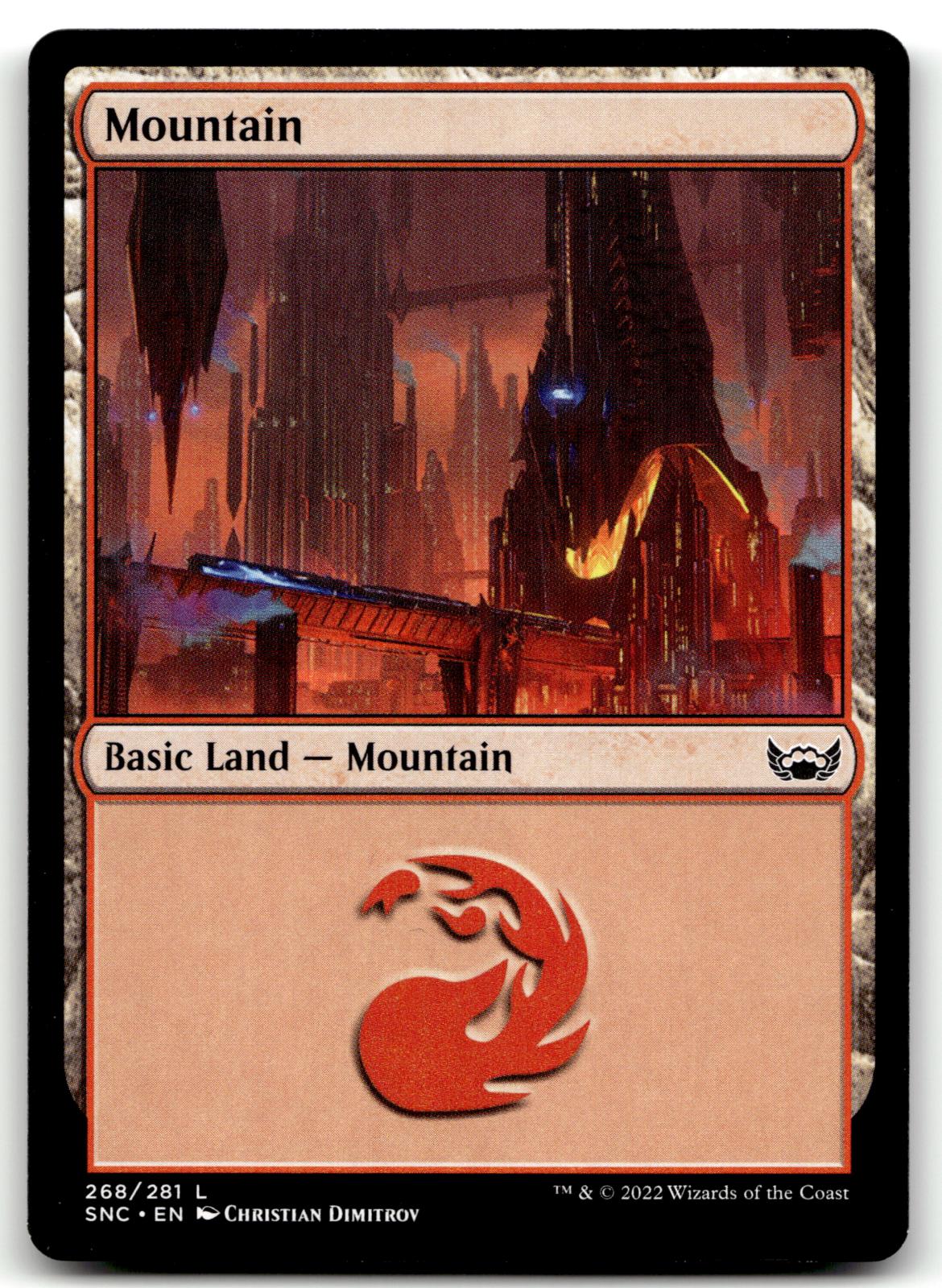 Mountain (268) 268 Land Streets of New Capenna Magic: The Gathering Near Mint
