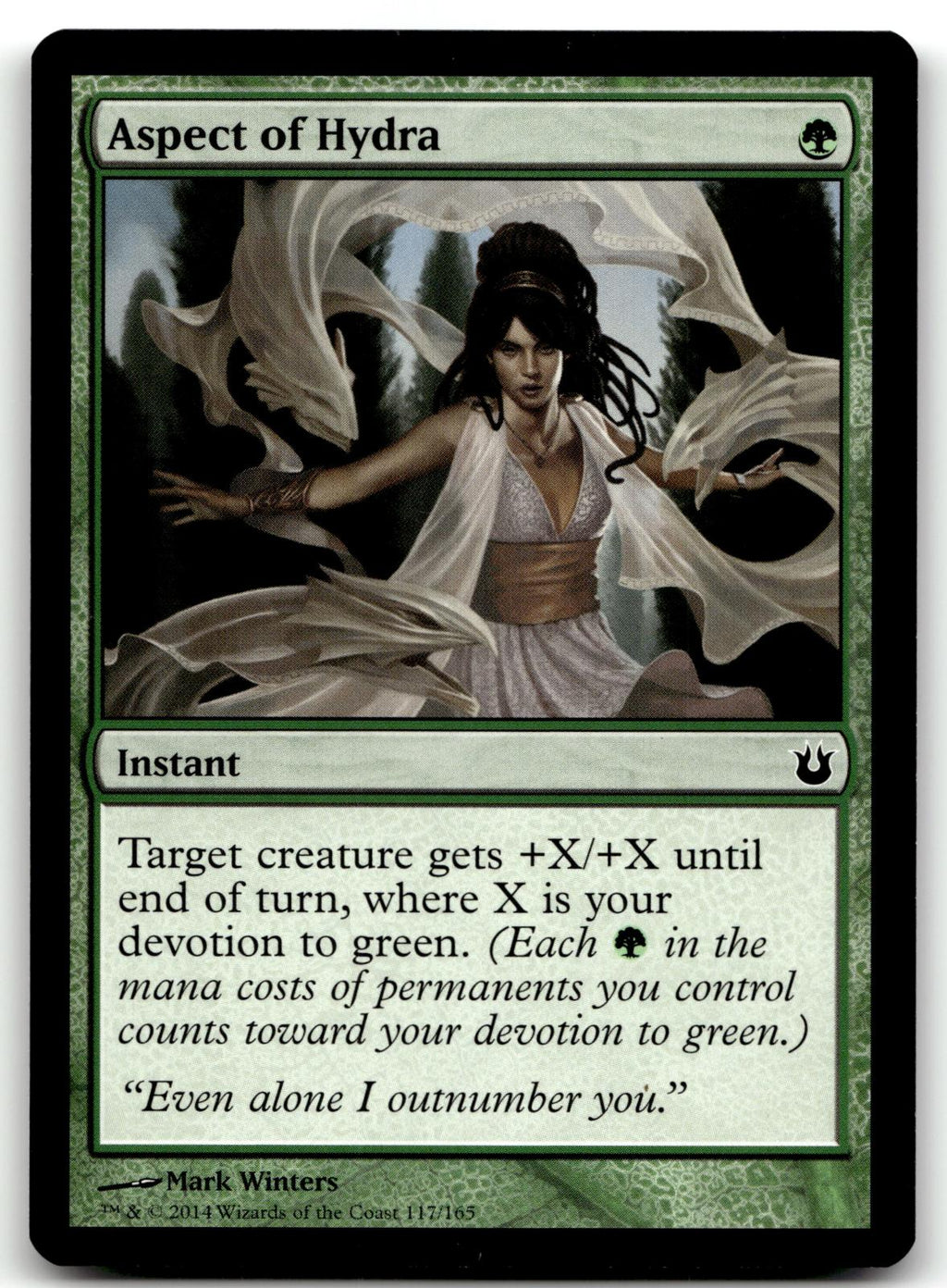 Aspect of Hydra 117 Common Born of the Gods Magic: The Gathering Near Mint