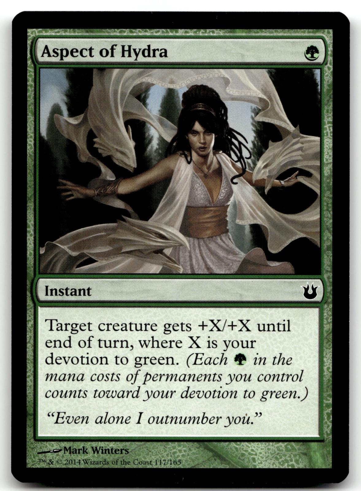 Aspect of Hydra 117 Common Born of the Gods Magic: The Gathering Near Mint