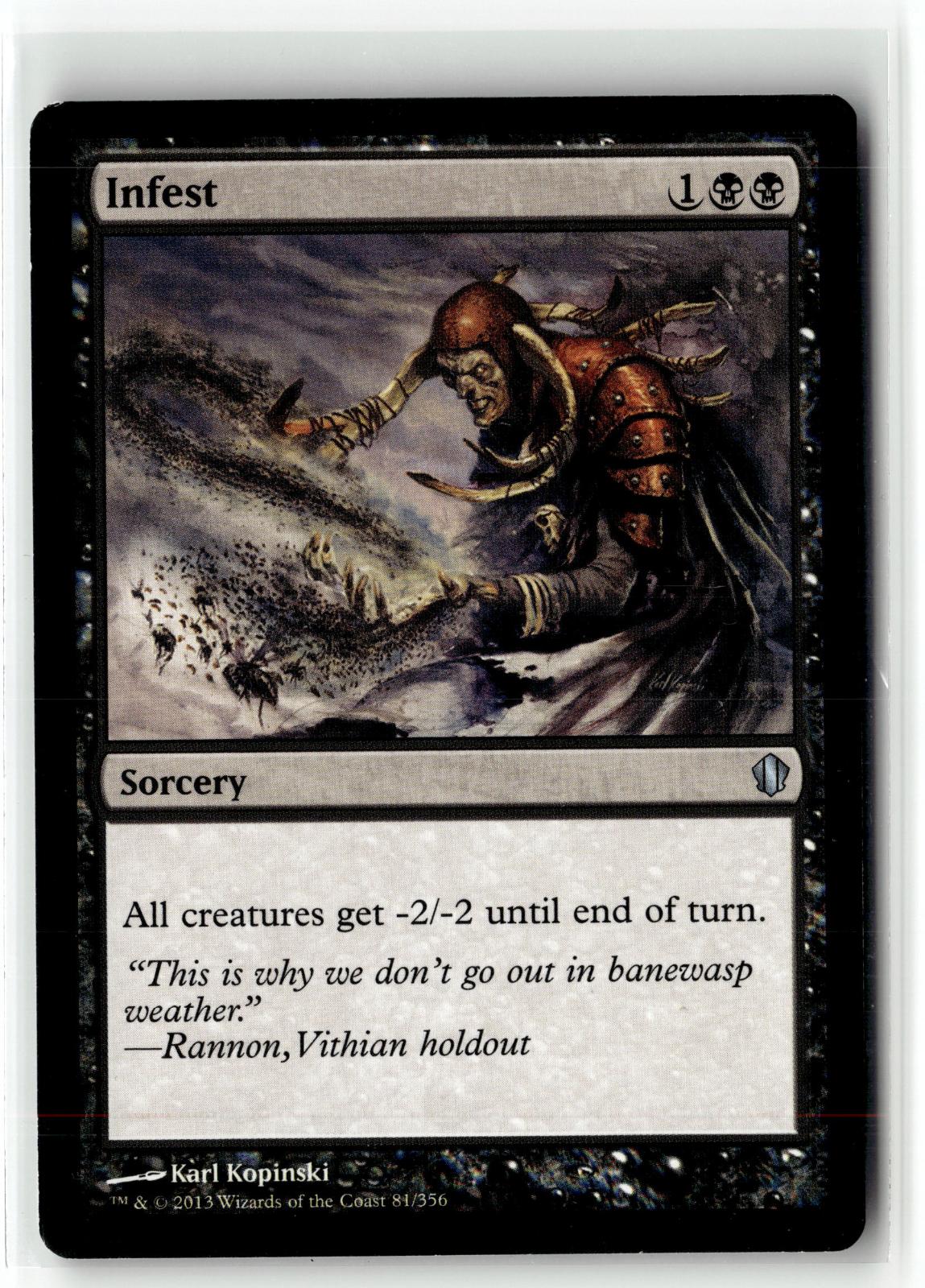 Infest 81 Uncommon Commander 2013 Magic: The Gathering Near Mint