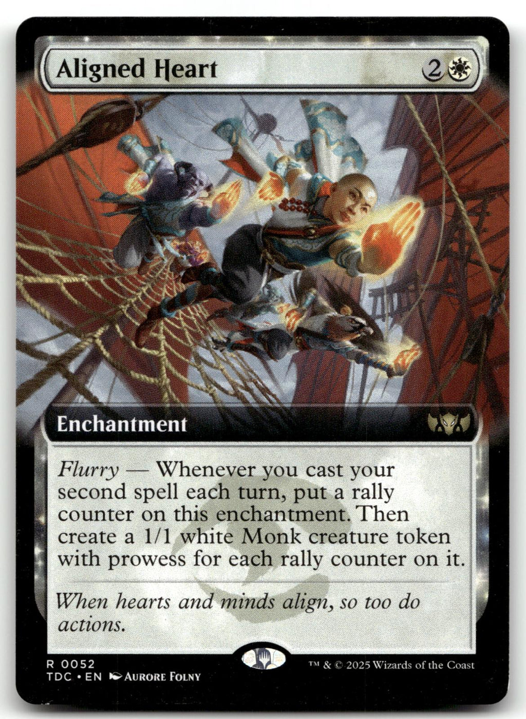 Aligned Heart (Extended Art) 52 Commander: Tarkir: Dragonstorm Magic:
