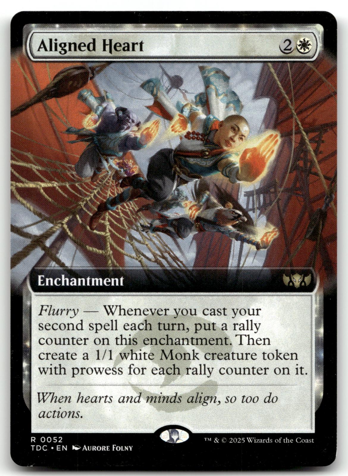 Aligned Heart (Extended Art) 52 Commander: Tarkir: Dragonstorm Magic: