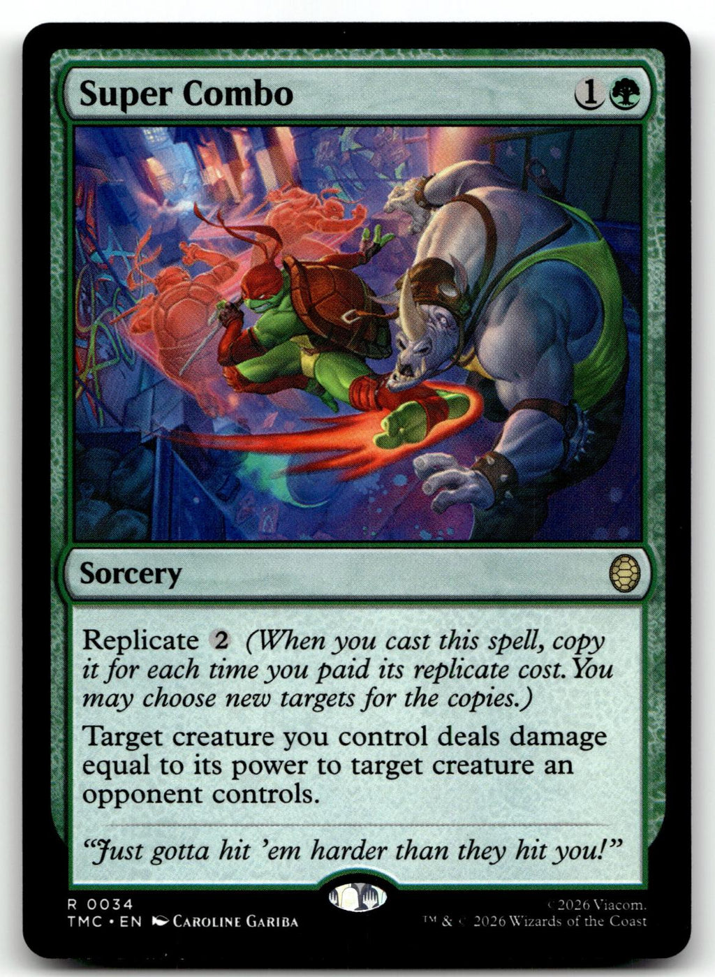Super Combo (Surge Foil) 34 Commander: Teenage Mutant Ninja Turtles 