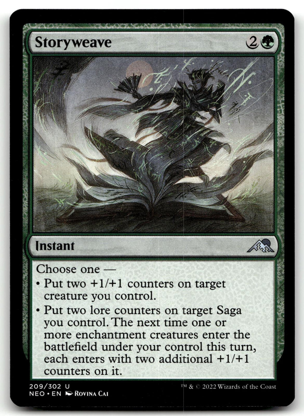 Storyweave 209 Uncommon Kamigawa: Neon Dynasty Magic: The Gathering Near Mint