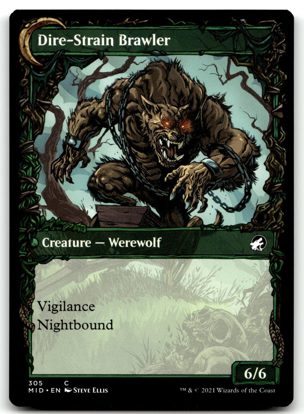 Tireless Hauler (Showcase) 305 Innistrad: Midnight Hunt Magic: The Gathering NM