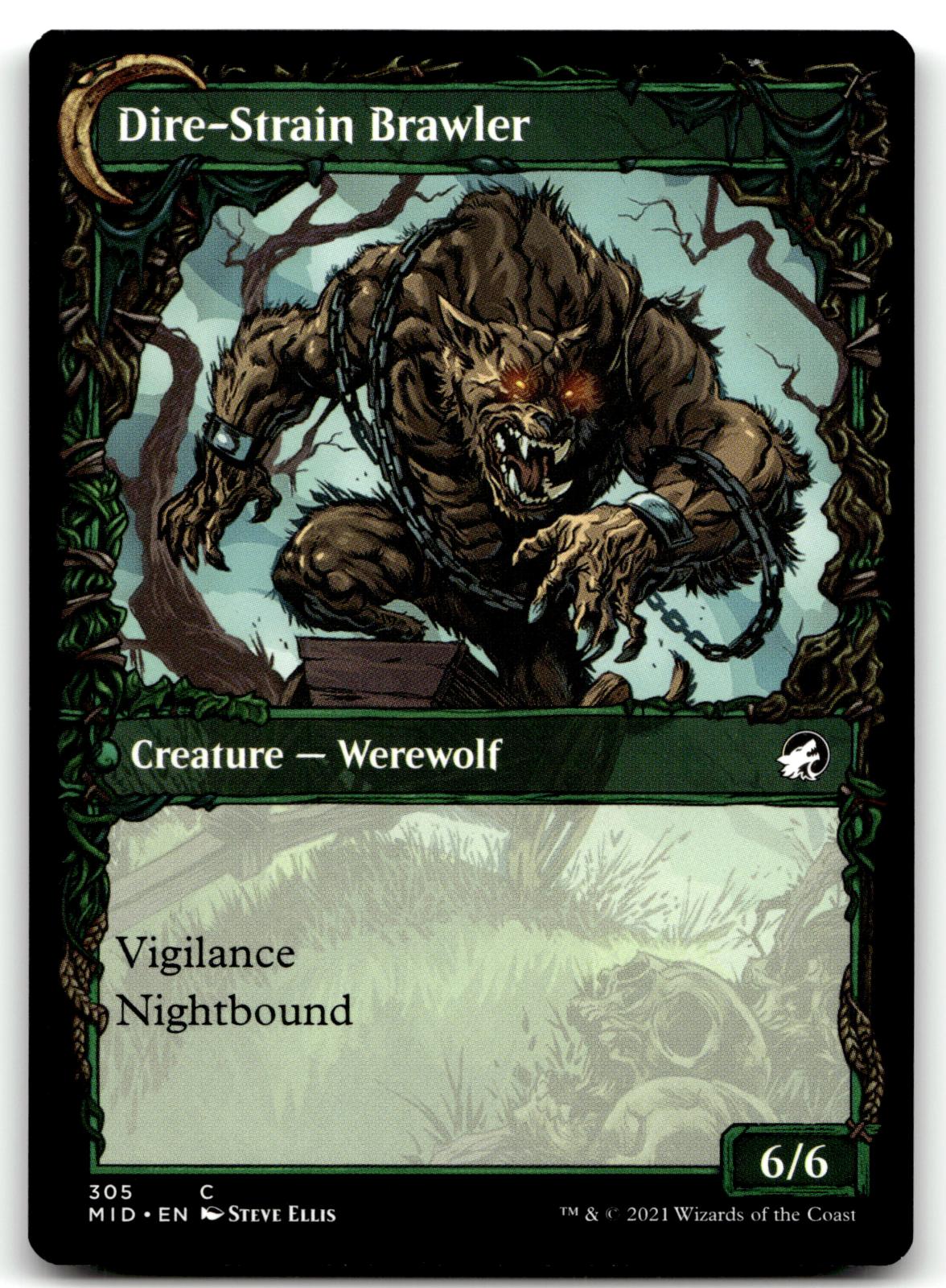 Tireless Hauler (Showcase) 305 Innistrad: Midnight Hunt Magic: The Gathering NM