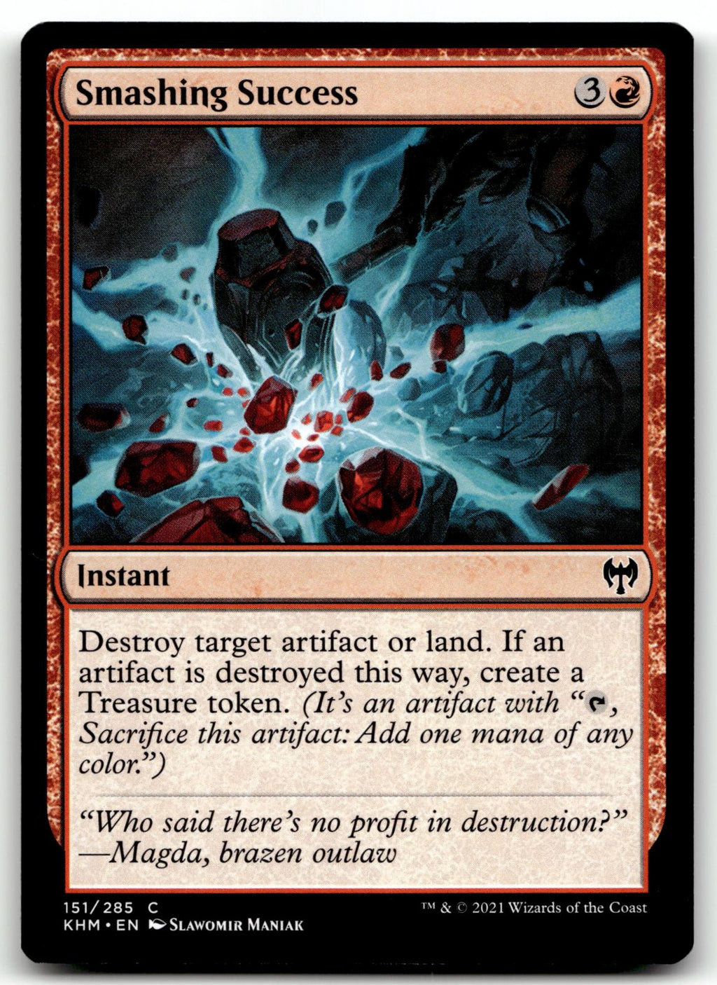 Smashing Success 151 Common Kaldheim Magic: The Gathering Near Mint