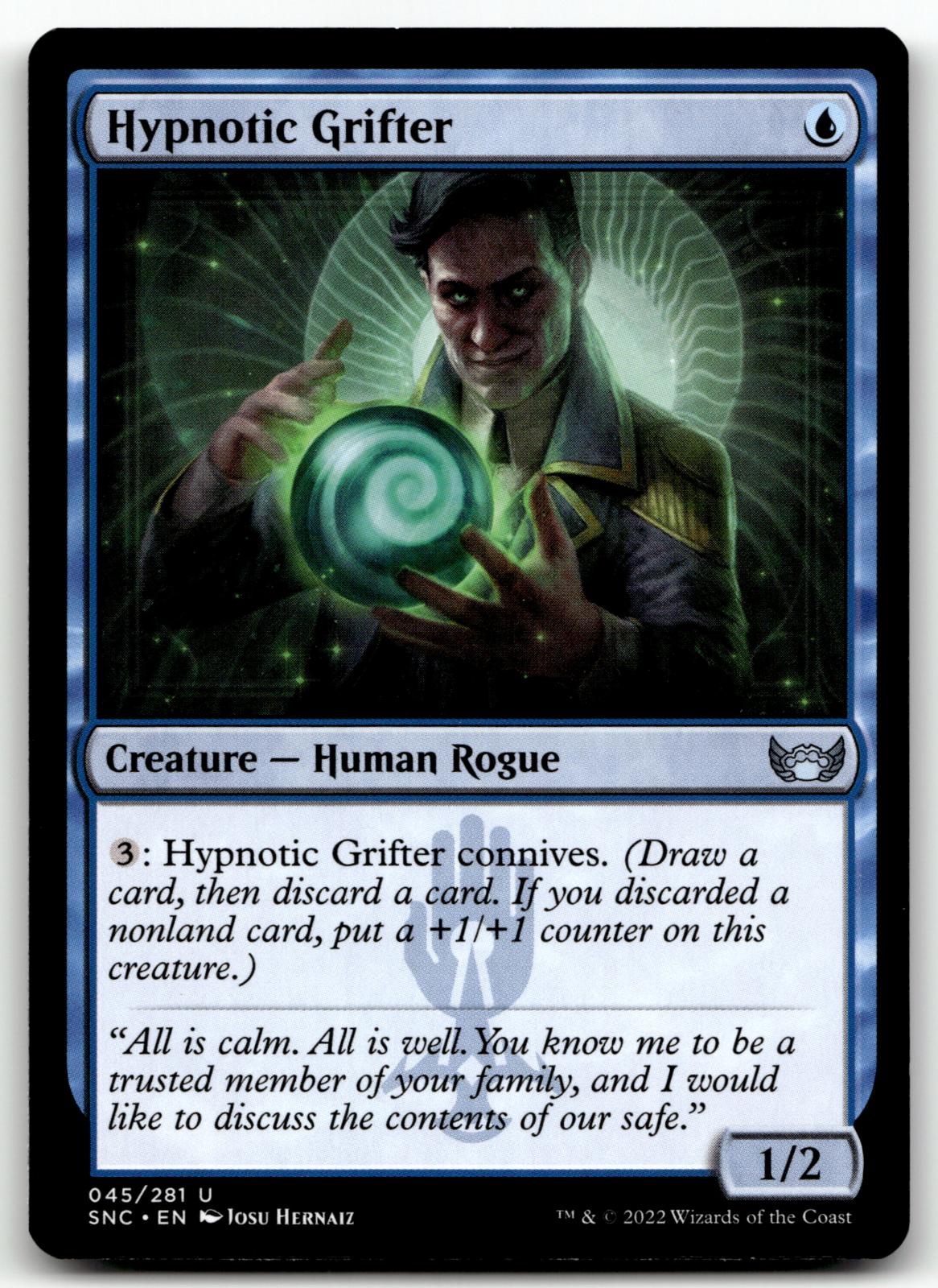 Hypnotic Grifter 45 Uncommon Streets of New Capenna Magic: The Gathering NM