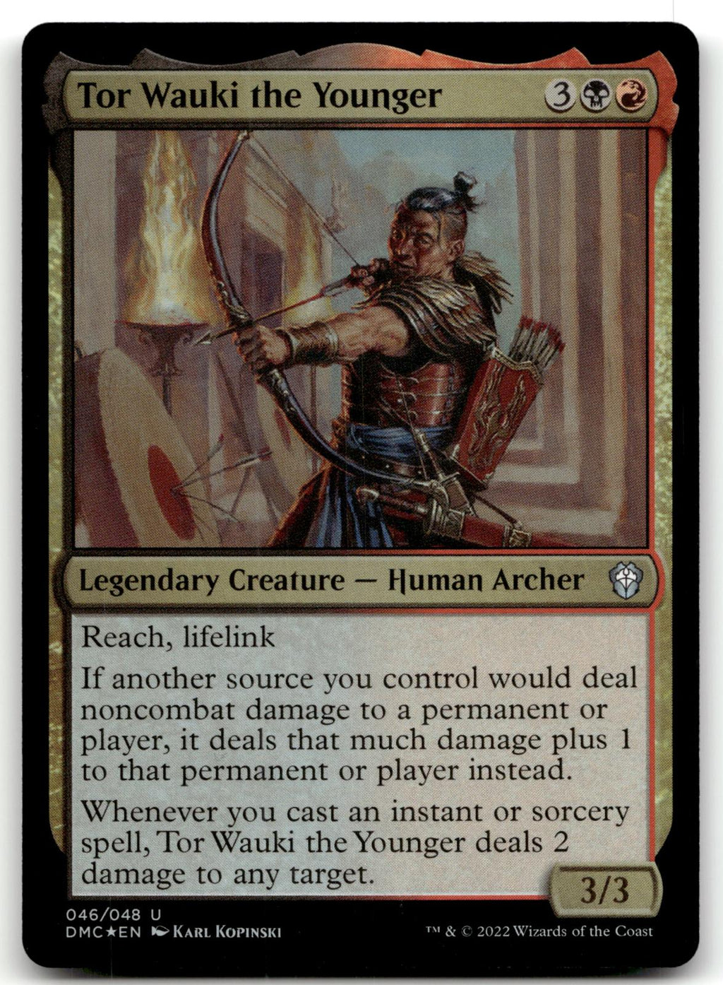 Tor Wauki the Younger 46 Commander: Dominaria United Magic: The Gathering Foil NM