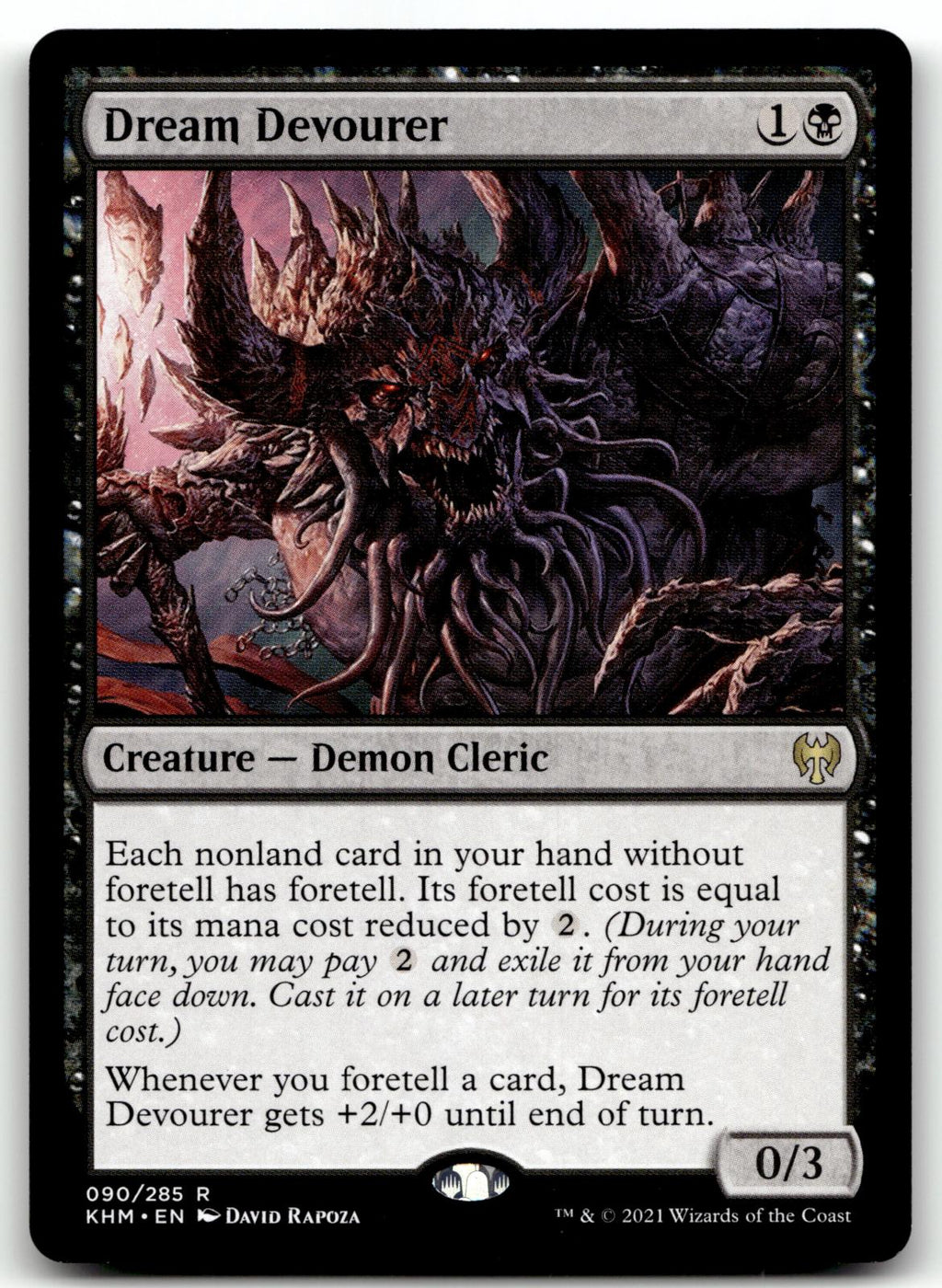 Dream Devourer 90 Rare Kaldheim Magic: The Gathering Near Mint