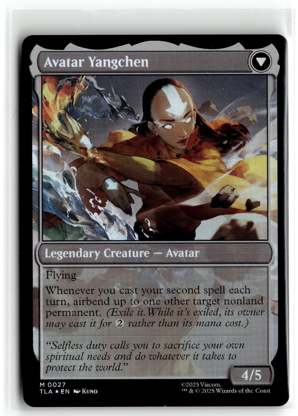 The Legend of Yangchen 27 Avatar: The Last Airbender Foil NM