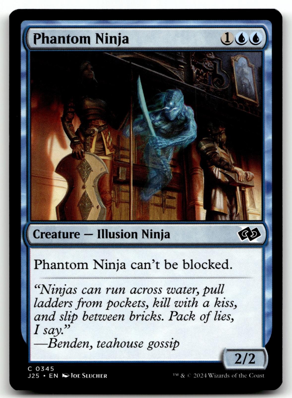 Phantom Ninja 345 Common Foundations Jumpstart Magic: The Gathering Near Mint