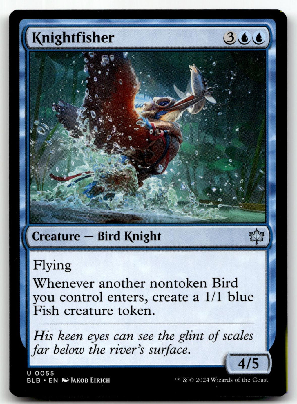 Knightfisher 55 Uncommon Bloomburrow Magic: The Gathering Near Mint