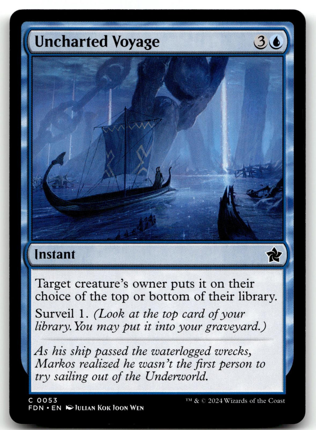 Uncharted Voyage 53 Common Foundations Magic: The Gathering Near Mint