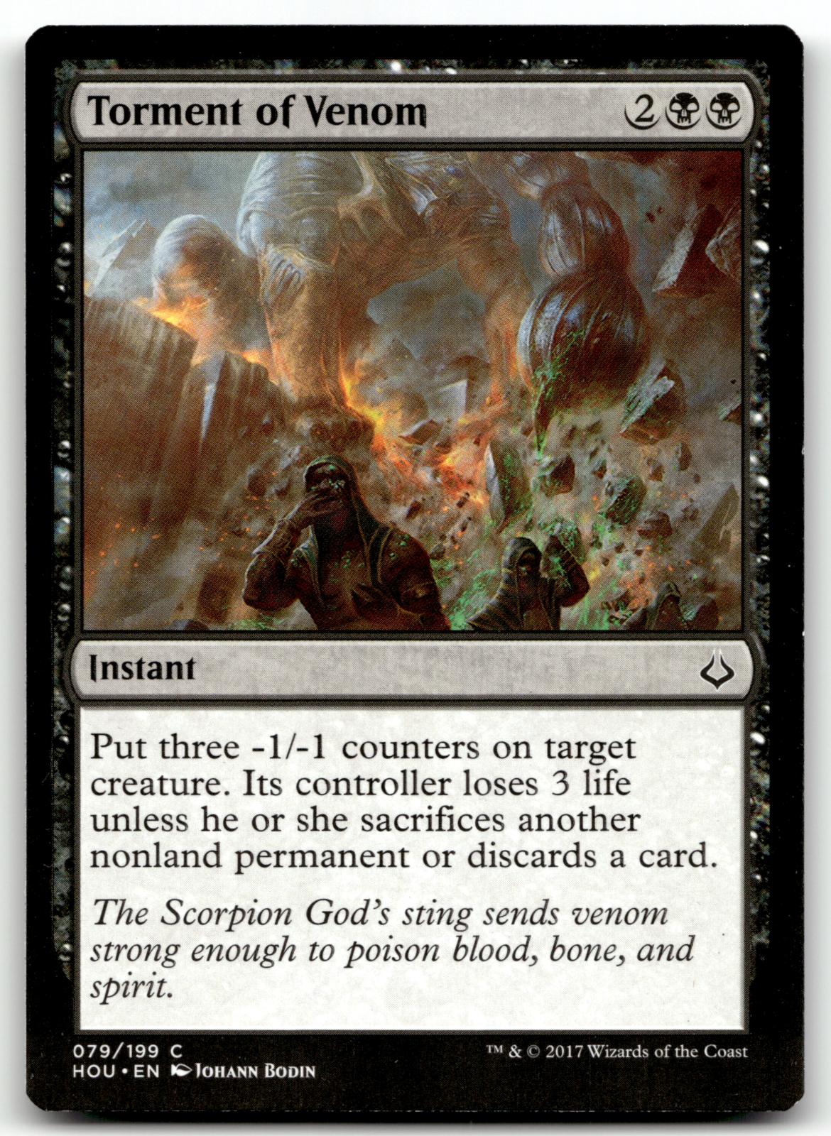 Torment of Venom 79 Common Hour of Devastation Magic: The Gathering Near Mint