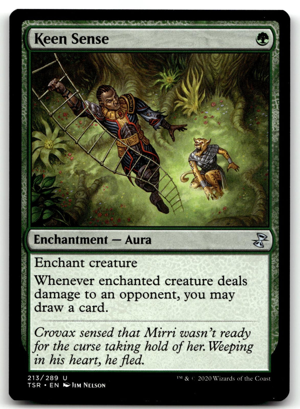 Keen Sense 213 Uncommon Time Spiral: Remastered Magic: The Gathering Near Mint