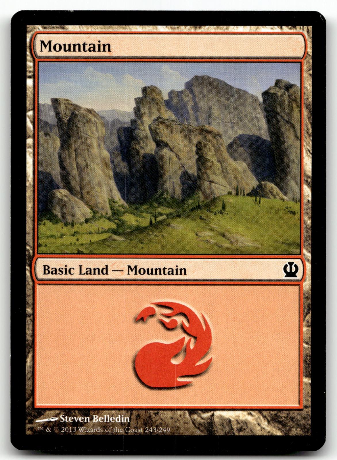 Mountain (243) 243 Land Theros Magic: The Gathering Near Mint