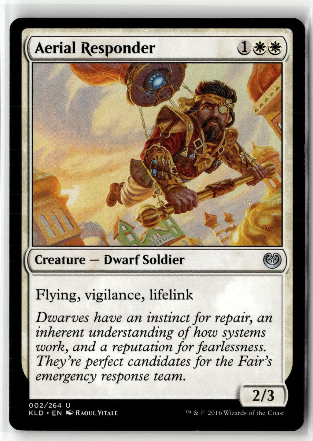 Aerial Responder 2 Uncommon Kaladesh Magic: The Gathering Near Mint