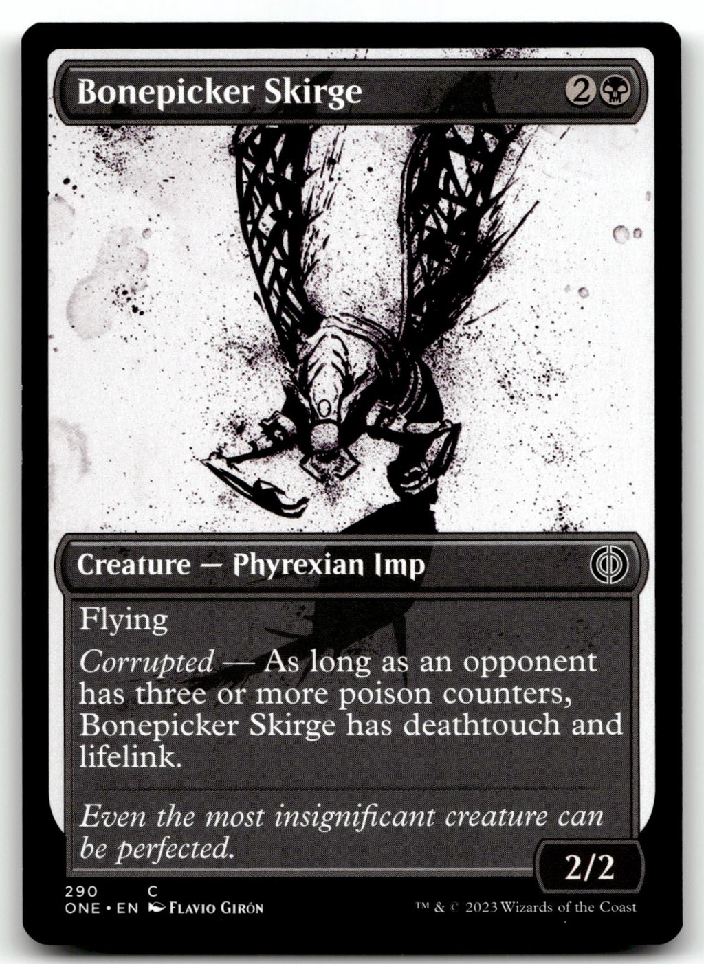 Bonepicker Skirge (Showcase) 290 Phyrexia: All Will Be One Magic: 