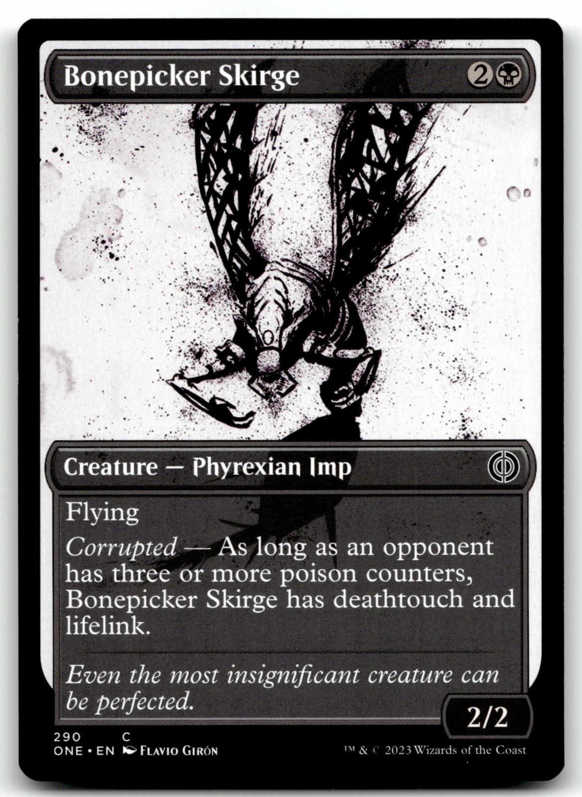 Bonepicker Skirge (Showcase) 290 Phyrexia: All Will Be One Magic: 