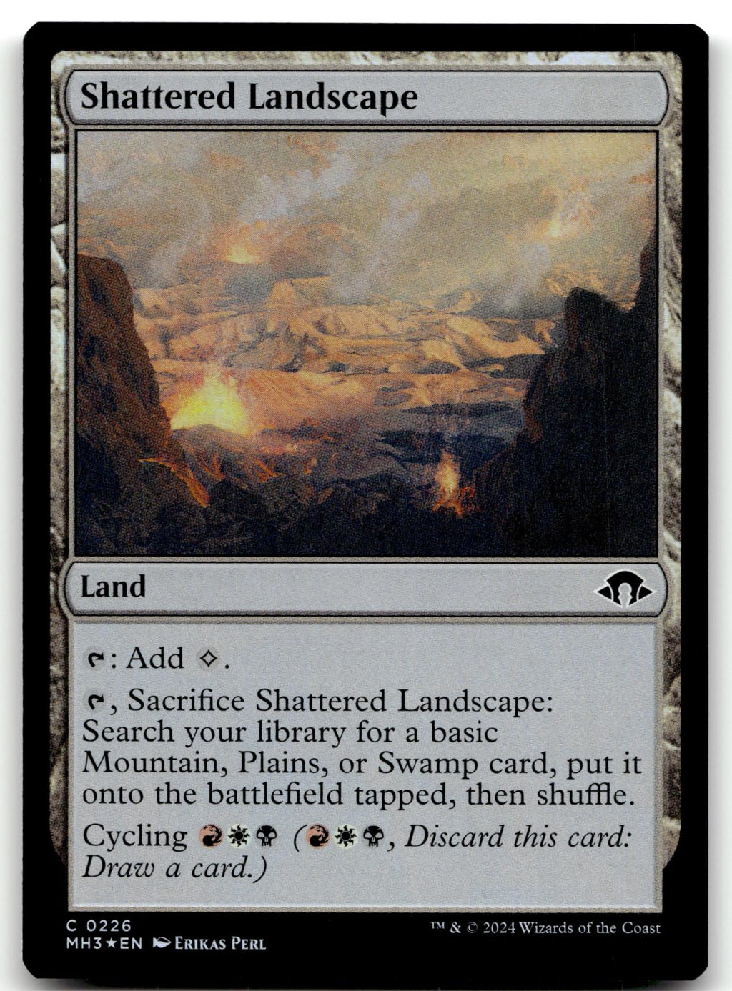 Shattered Landscape 226 Common Modern Horizons 3 Magic: The Gathering Foil NM