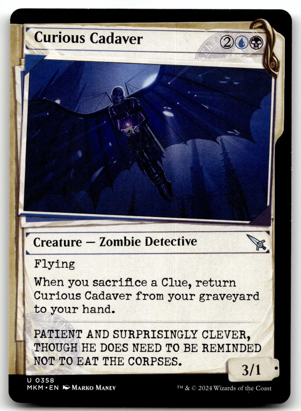 Curious Cadaver (Showcase) 358 Murders at Karlov Manor Magic: The Gathering NM