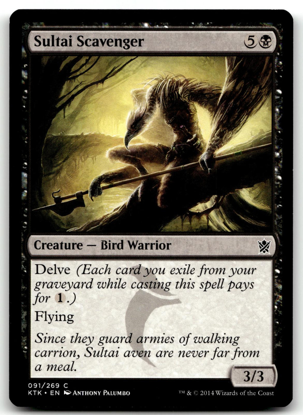 Sultai Scavenger 91 Common Khans of Tarkir Magic: The Gathering Near Mint