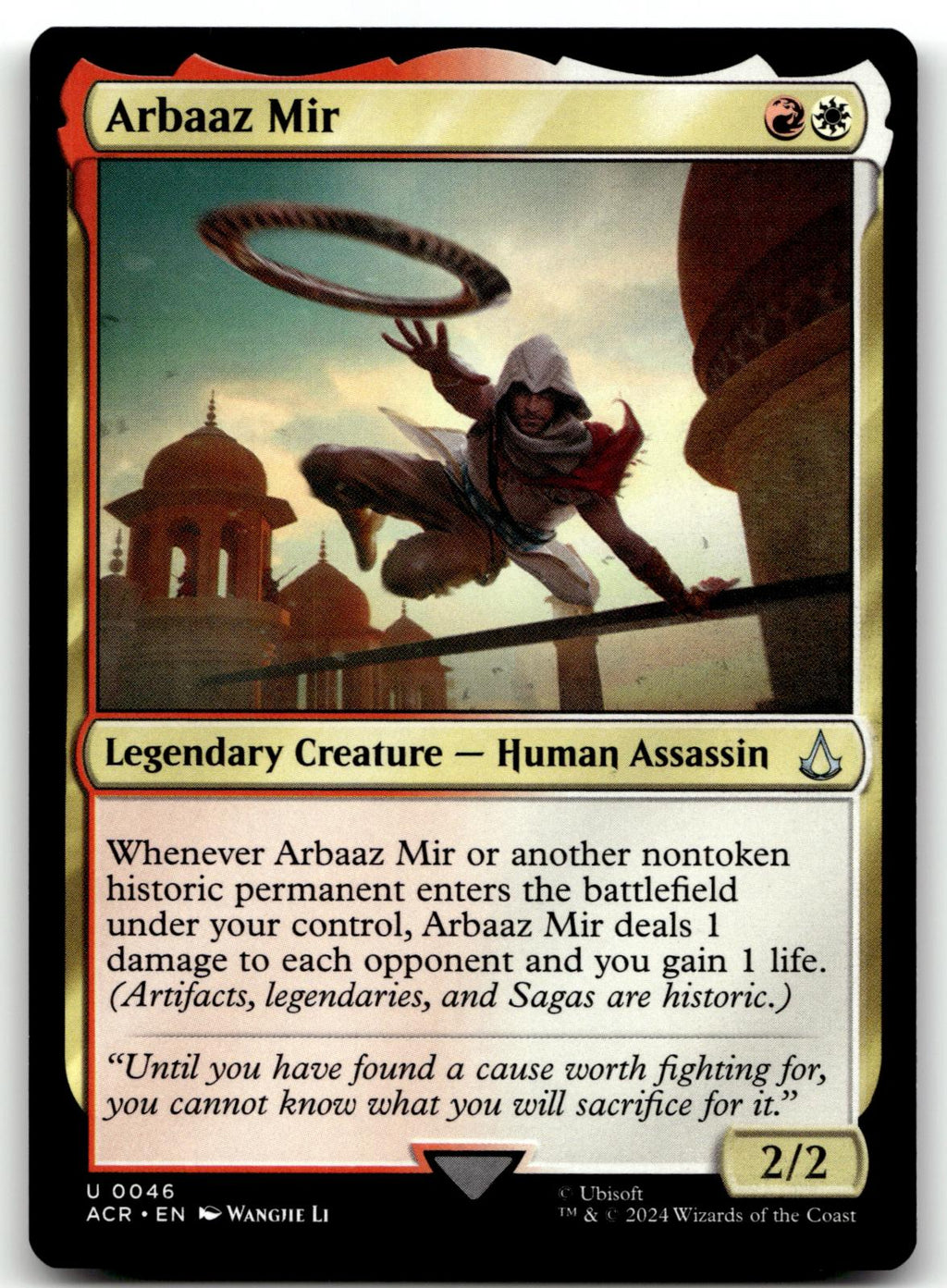 Arbaaz Mir 46 Universes Beyond: Assassin's Creed Magic: The Gathering NM
