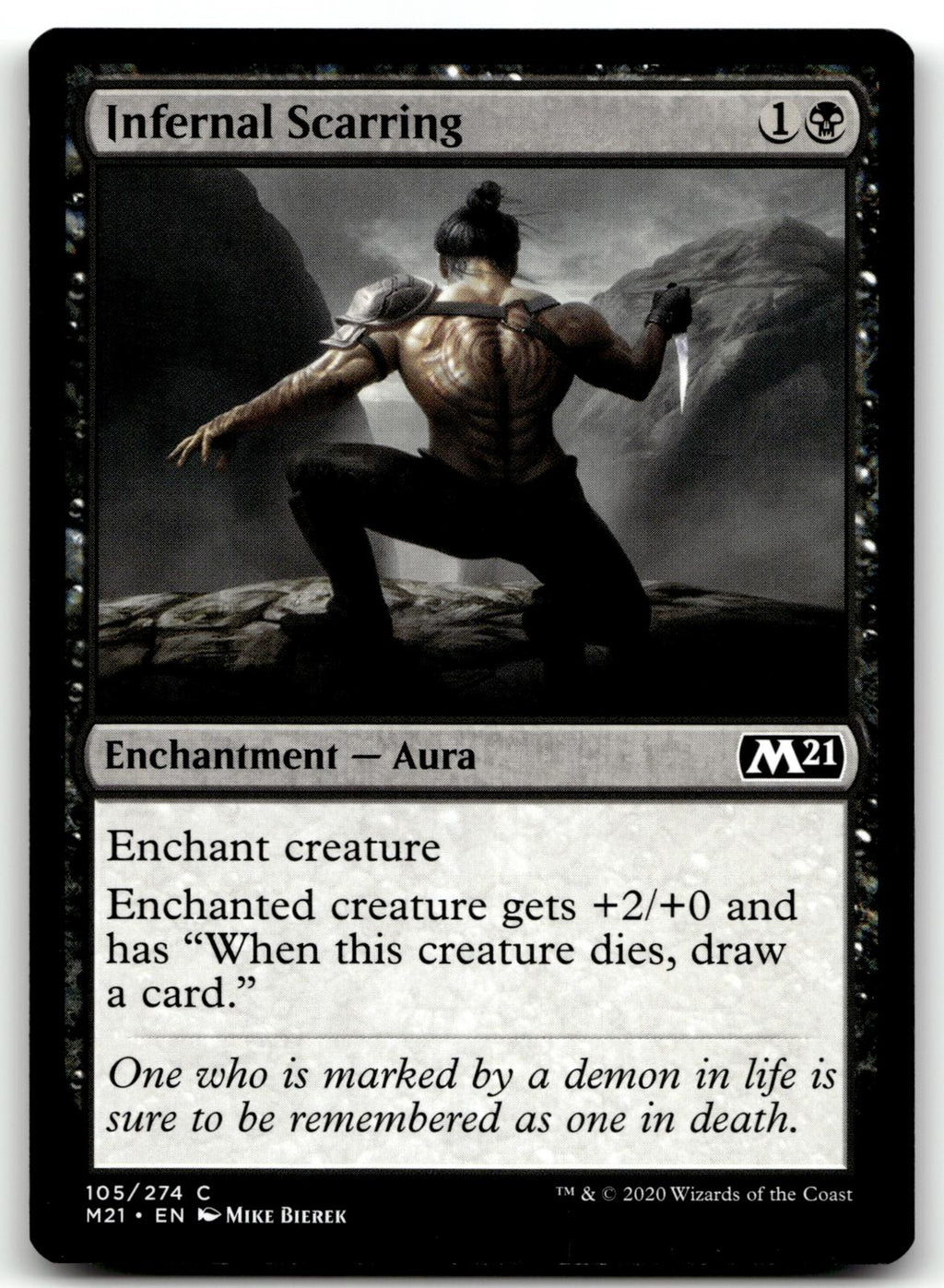Infernal Scarring 105 Common Core Set 2021 Magic: The Gathering Near Mint