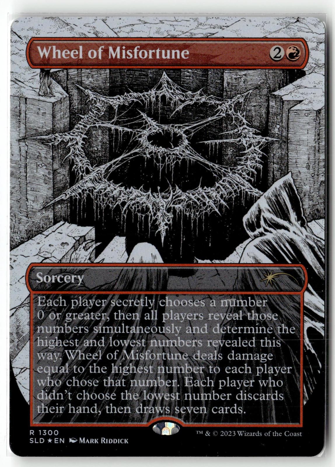 Wheel of Misfortune (1300) 1300 Secret Lair Drop Series Magic: Foil NM