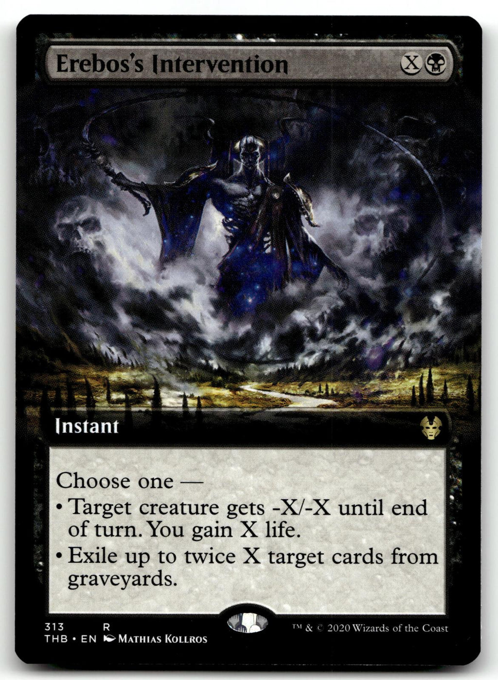 Erebos's Intervention (Extended Art) 313 Theros Beyond Death Magic: The Gathering NM