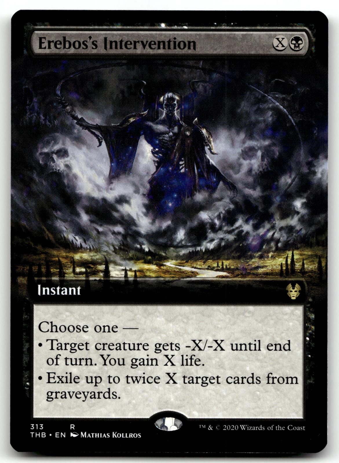 Erebos's Intervention (Extended Art) 313 Theros Beyond Death Magic: The Gathering NM