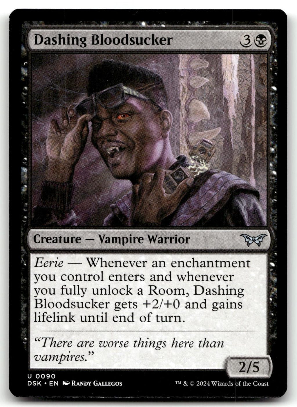 Dashing Bloodsucker 90 Duskmourn: House of Horror Magic: The Gathering NM