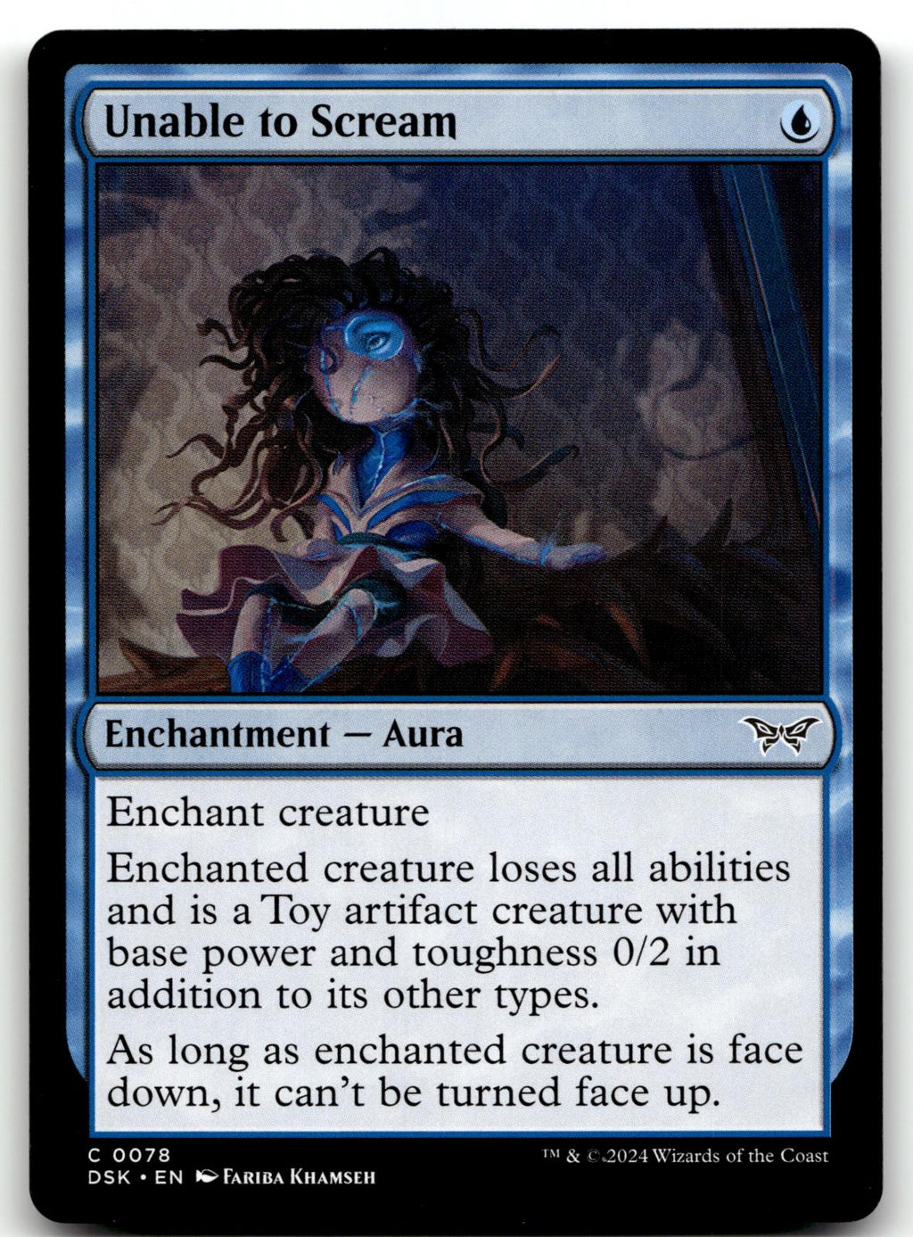 Unable to Scream 78 Common Duskmourn: House of Horror Magic: The Gathering NM