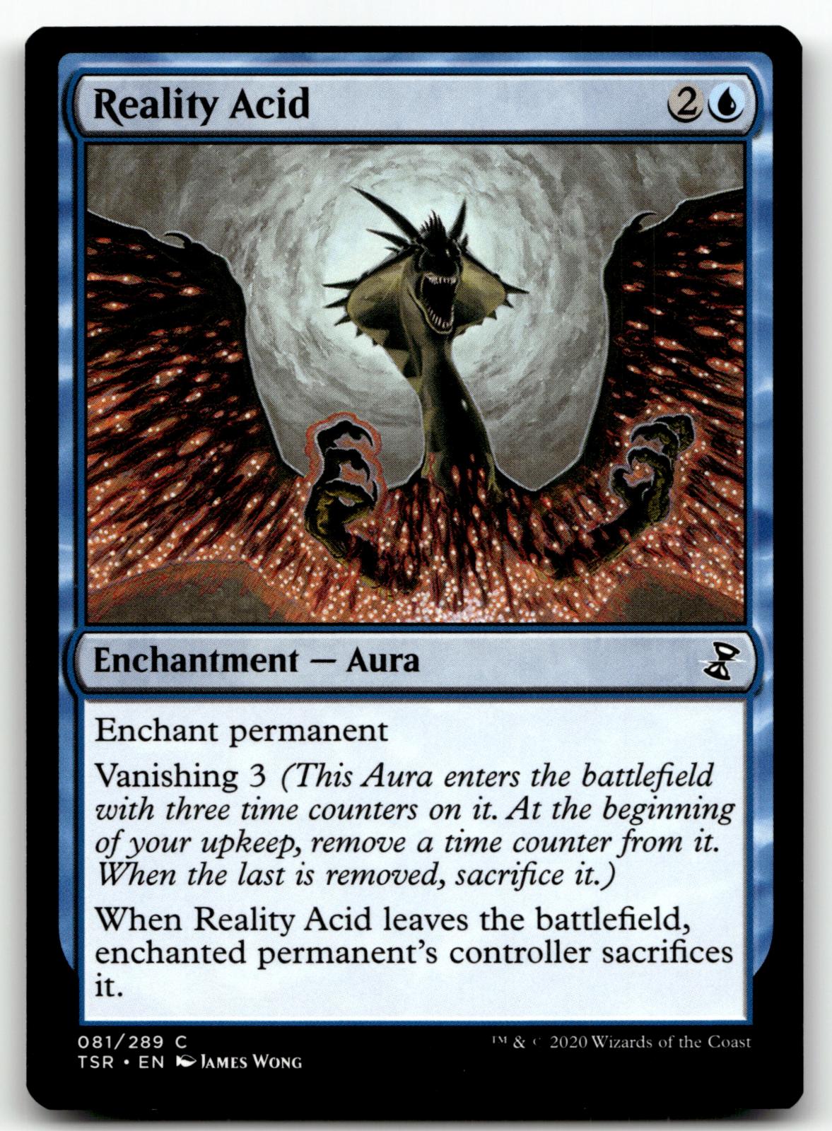 Reality Acid 81 Common Time Spiral: Remastered Magic: The Gathering Near Mint
