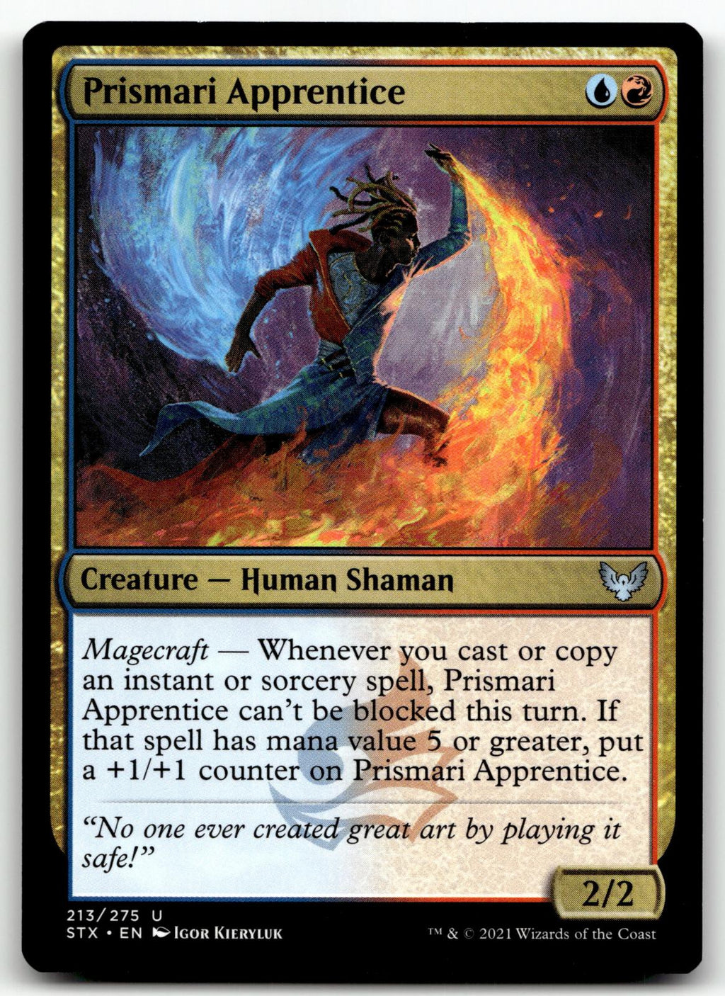 Prismari Apprentice 213 Strixhaven: School of Mages Magic: The Gathering NM