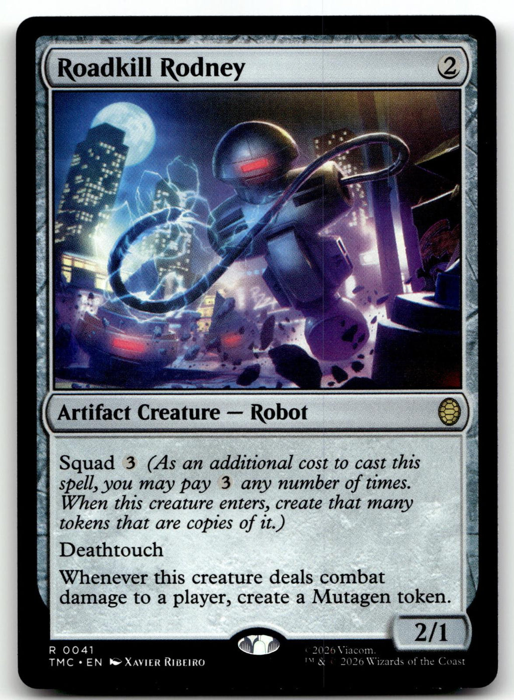 Roadkill Rodney (Surge Foil) 41 Holo Commander: Teenage Mutant Ninja Turtles 
