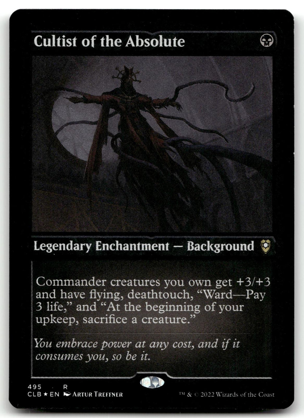 Cultist of the Absolute (Foil Etched) 495 Commander Legends: Battle for Baldur's Gate Magic: The Gathering NM
