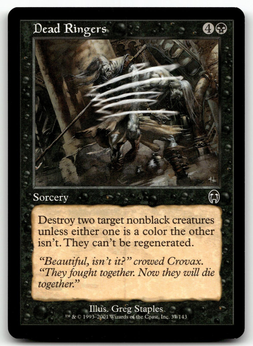 Dead Ringers 37 Common Apocalypse Magic: The Gathering Near Mint
