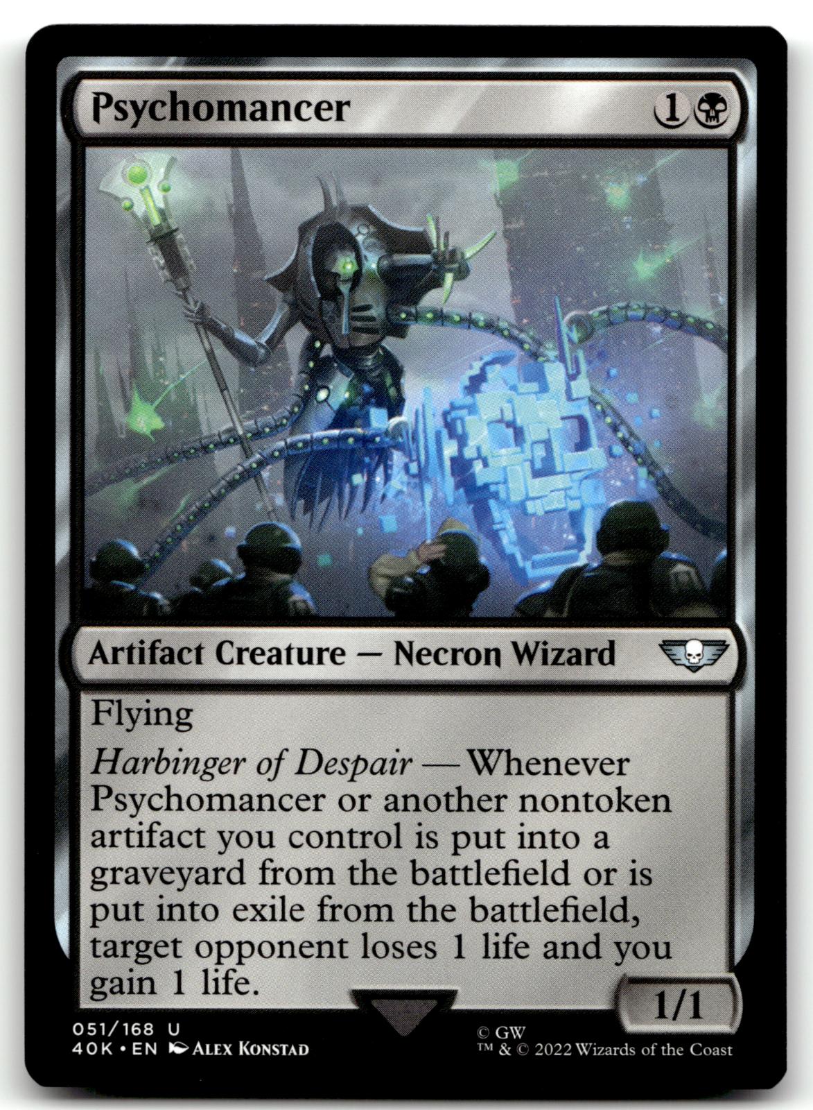 Psychomancer 51 Universes Beyond: Warhammer 40,000 Magic: The Gathering NM