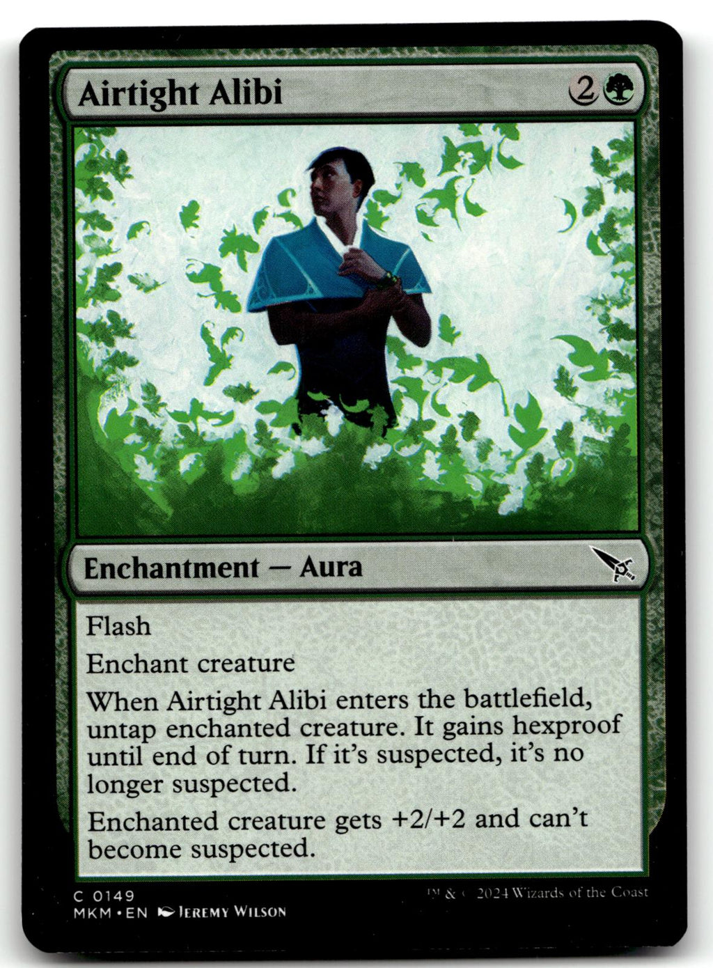 Airtight Alibi 149 Common Murders at Karlov Manor Magic: The Gathering Near Mint