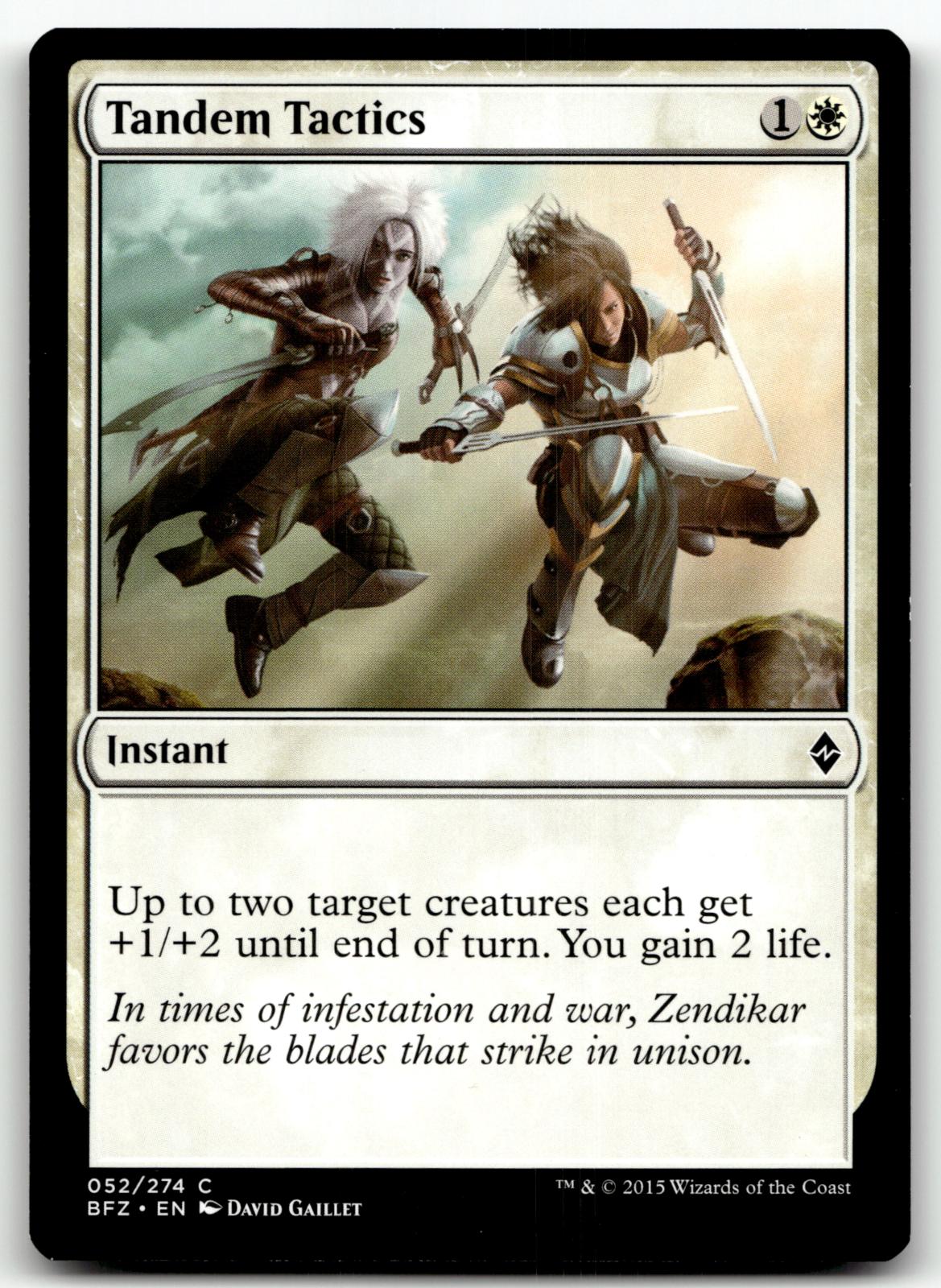 Tandem Tactics 52 Common Battle for Zendikar Magic: The Gathering Near Mint