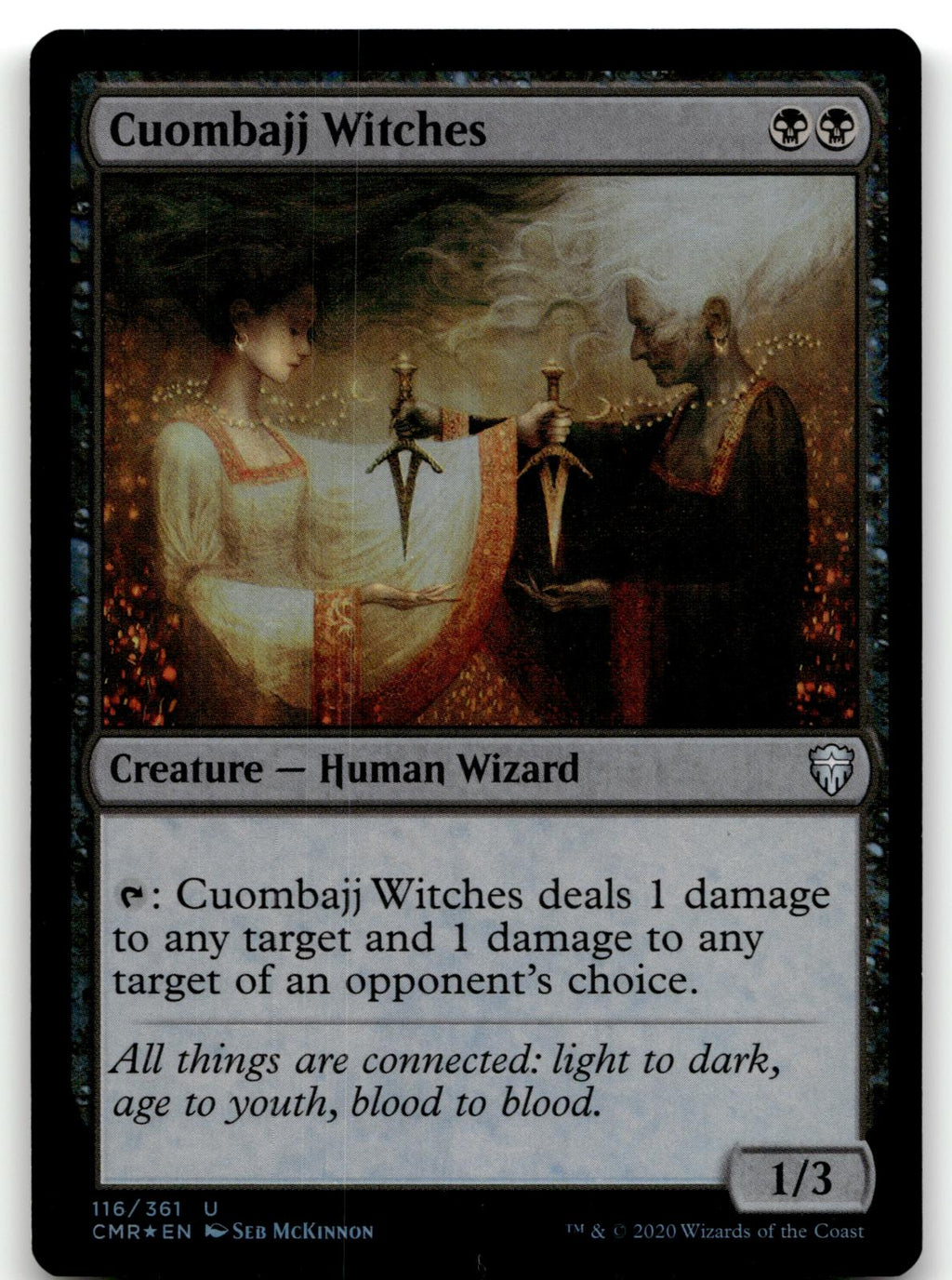 Cuombajj Witches 116 Uncommon Commander Legends Magic: The Gathering Foil NM