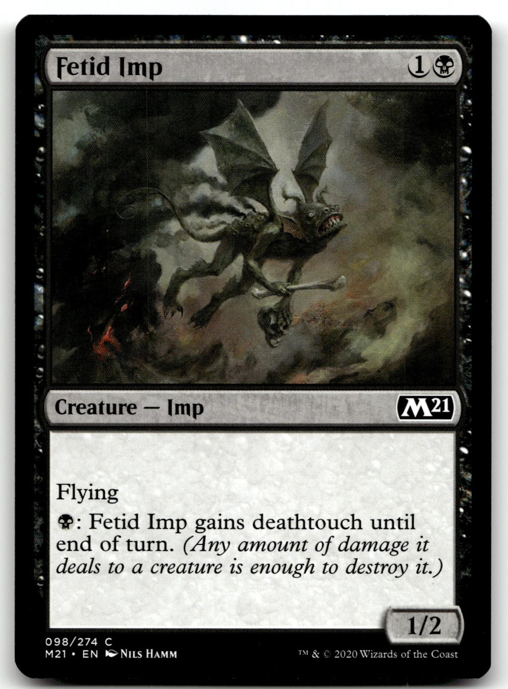 Fetid Imp 98 Common Core Set 2021 Magic: The Gathering Near Mint