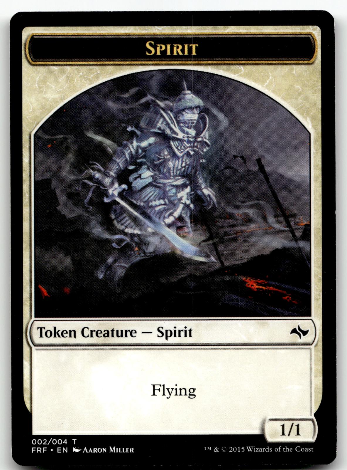 Spirit Token 2 Token Fate Reforged Magic: The Gathering Near Mint